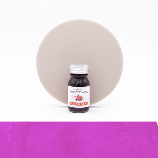 Herbin Rose Cyclamen Ink Bottle 10 ml