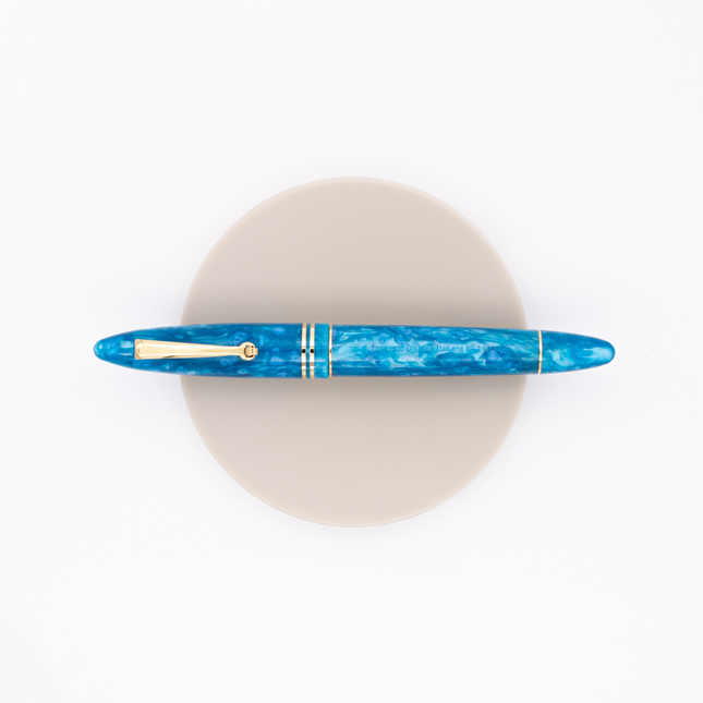 Leonardo Officina Italiana Furore Fountain Pen Blue Emerald & Gold