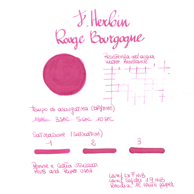 Herbin Rouge Bourgogne Inchiostro 10 ml