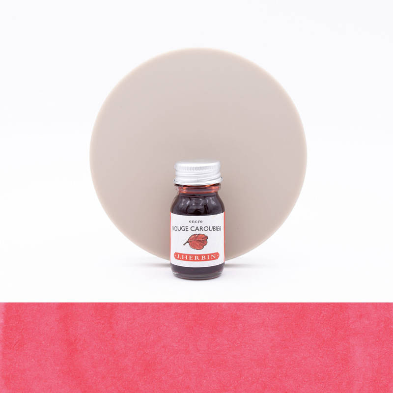 Herbin Rouge Caroubier Ink Bottle 10 ml