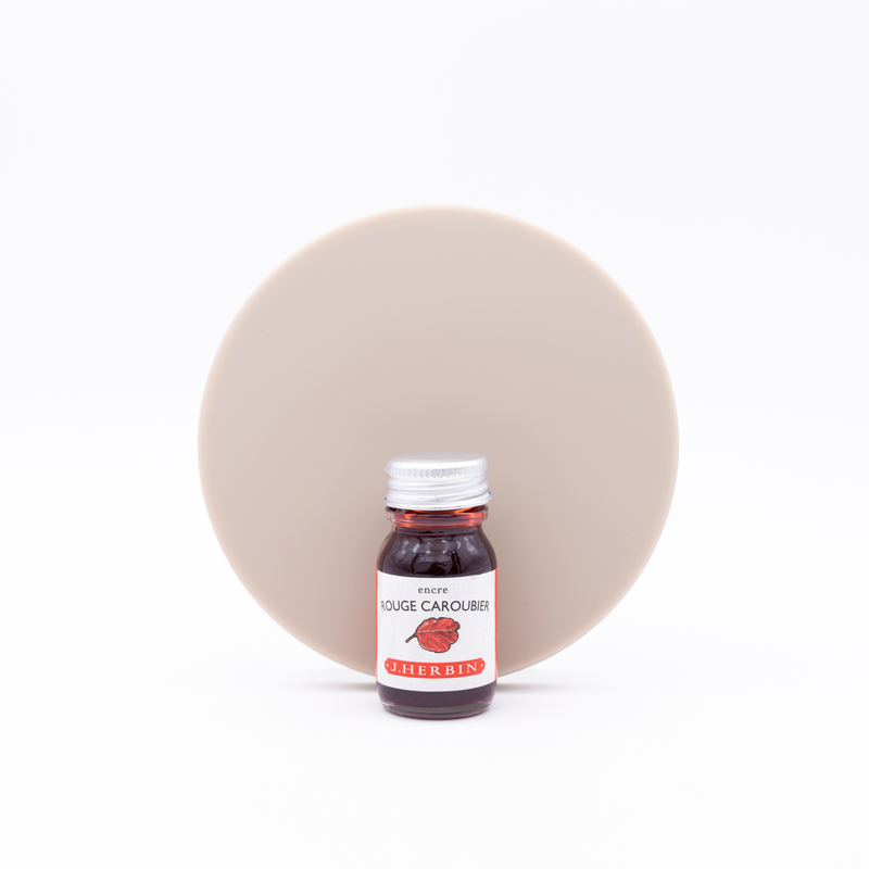 Herbin Rouge Caroubier Ink Bottle 10 ml