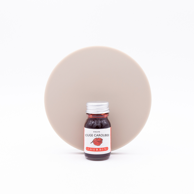 Herbin Rouge Caroubier Ink Bottle 10 ml