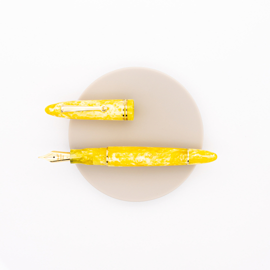 Leonardo Officina Italiana Furore Fountain Pen Yellow Sun & Gold