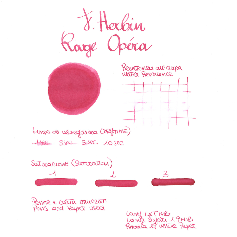 Herbin Rouge Opera Inchiostro 10 ml