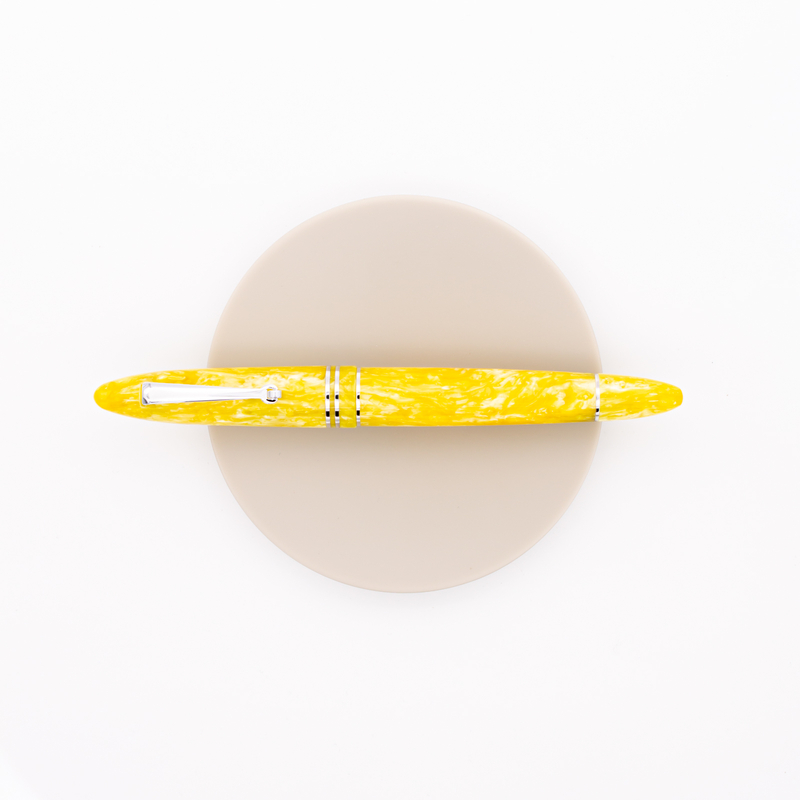 Leonardo Officina Italiana Furore Fountain Pen Yellow Sun & Rhodium