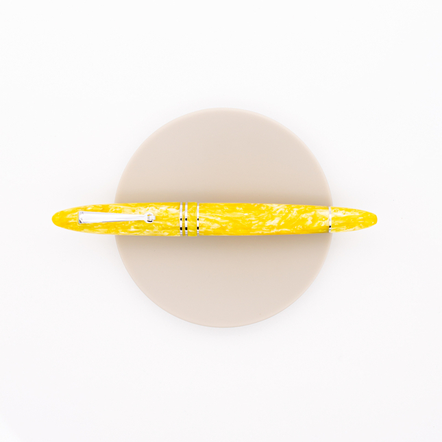 Leonardo Officina Italiana Furore Fountain Pen Yellow Sun & Rhodium