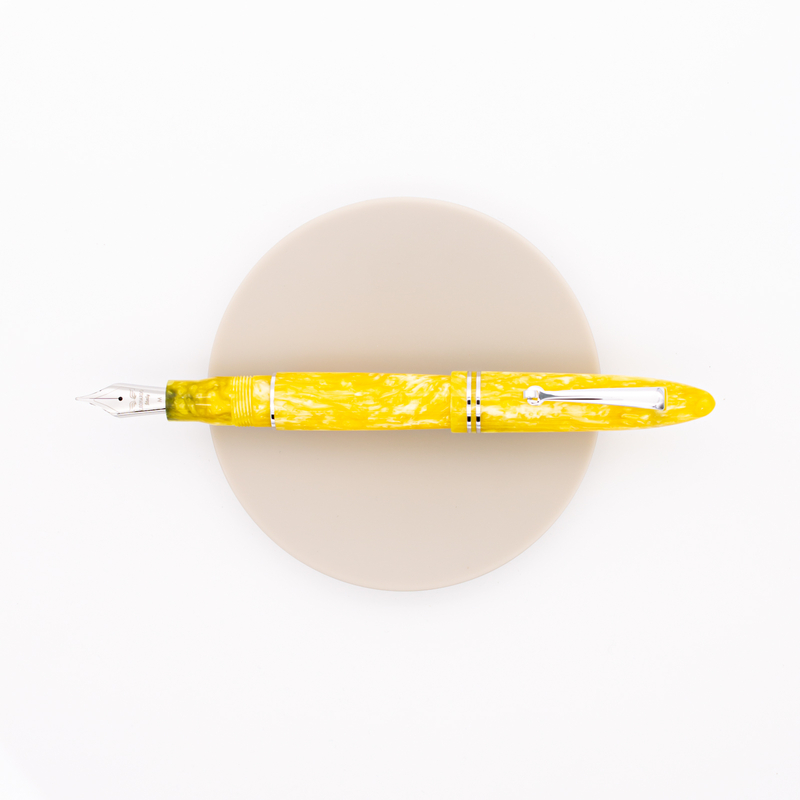 Leonardo Officina Italiana Furore Fountain Pen Yellow Sun & Rhodium
