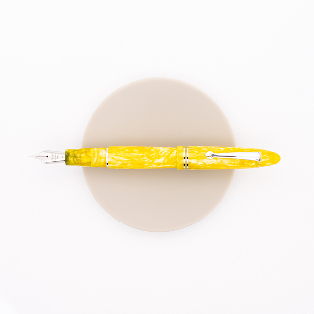 Leonardo Officina Italiana Furore Fountain Pen Yellow Sun & Rhodium