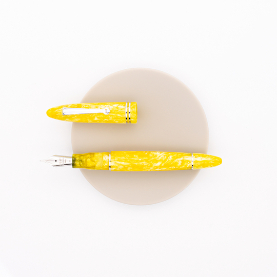 Leonardo Officina Italiana Furore Fountain Pen Yellow Sun & Rhodium