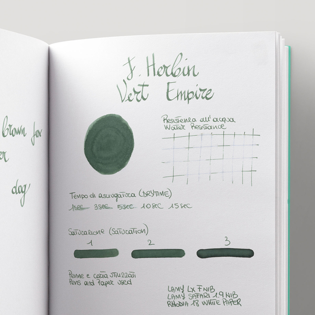 Herbin Vert Empire Inchiostro 10 ml