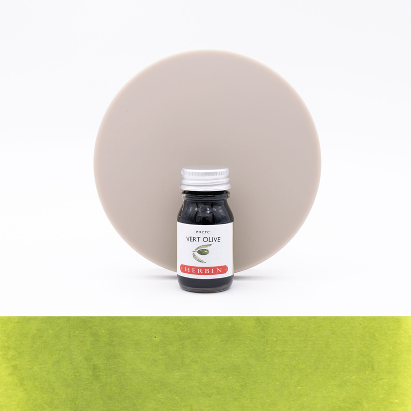Herbin Vert Olive Ink Bottle 10 ml