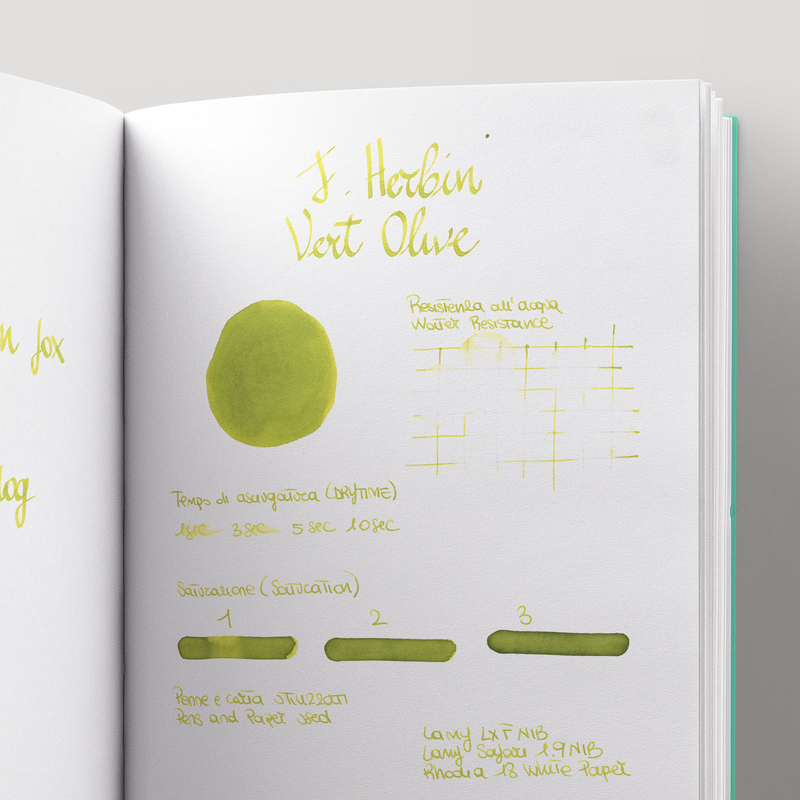 Herbin Vert Olive Ink Bottle 10 ml