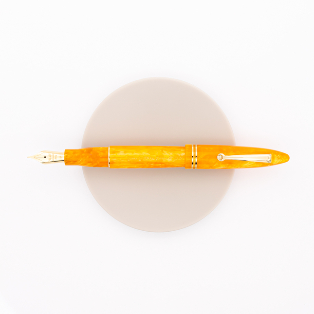 Leonardo Officina Italiana Furore Fountain Pen Orange & Gold