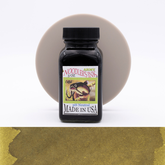 Noodler's Army Green Ink Bottle 3 oz