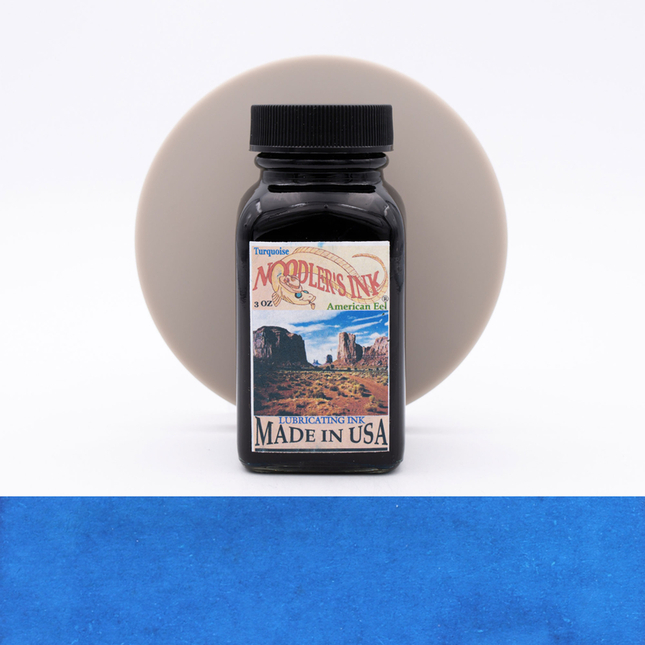 Noodler's Eel Turquoise Ink Bottle 3 oz