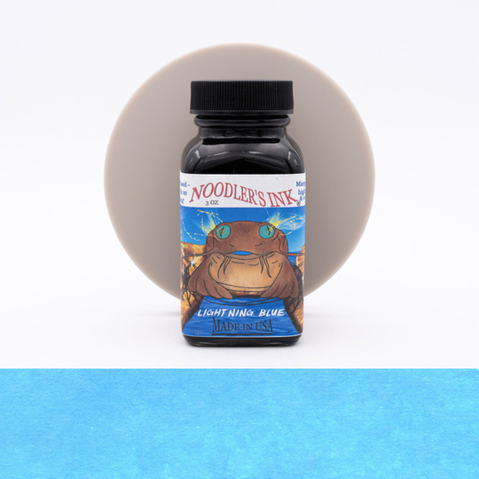 Noodler's Lightening Blue HL Ink Bottle 3 oz