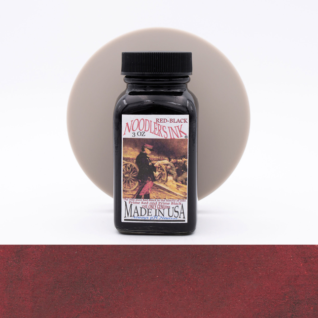 Noodler's Red Black Ink Bottle 3 oz