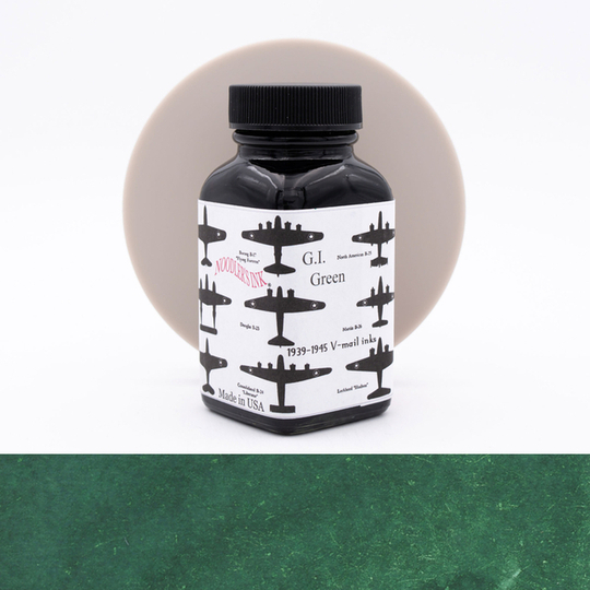 Noodler's V-Mail GI Green Ink Bottle 3 oz
