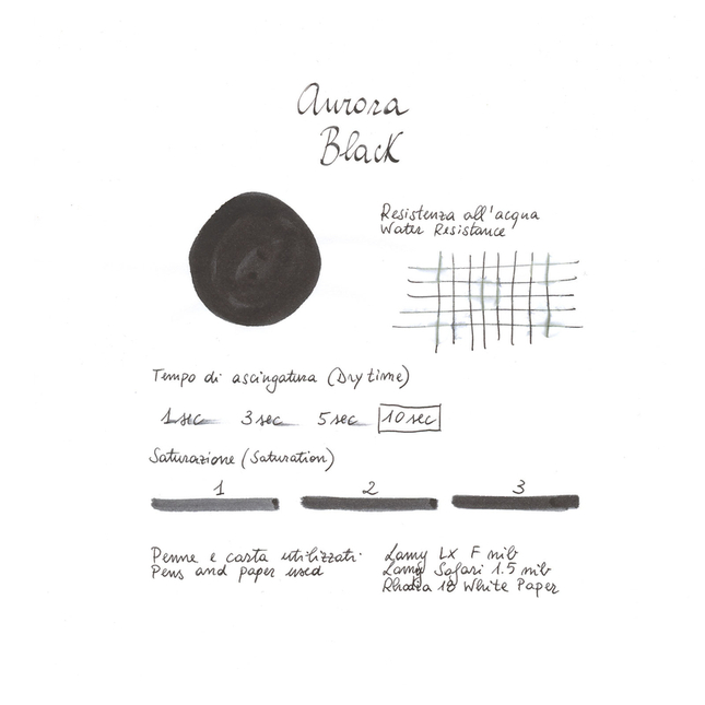 Aurora Nero 5 Cartucce