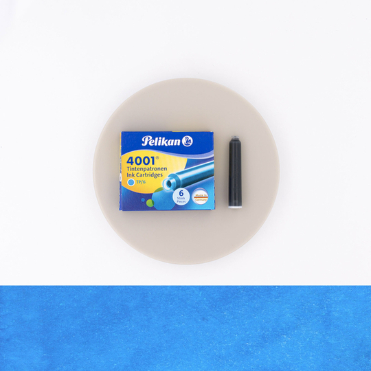 Pelikan 4001 Turchese 6 Cartucce