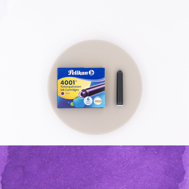 Pelikan 4001 Violet 6 Ink Cartridges