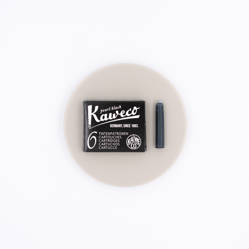 Kaweco Pearl Black 6 Cartucce