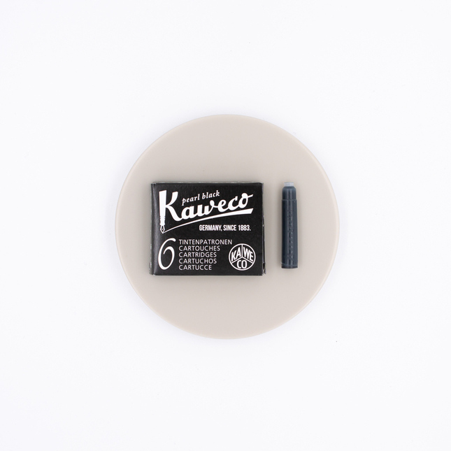 Kaweco Pearl Black 6 Cartucce