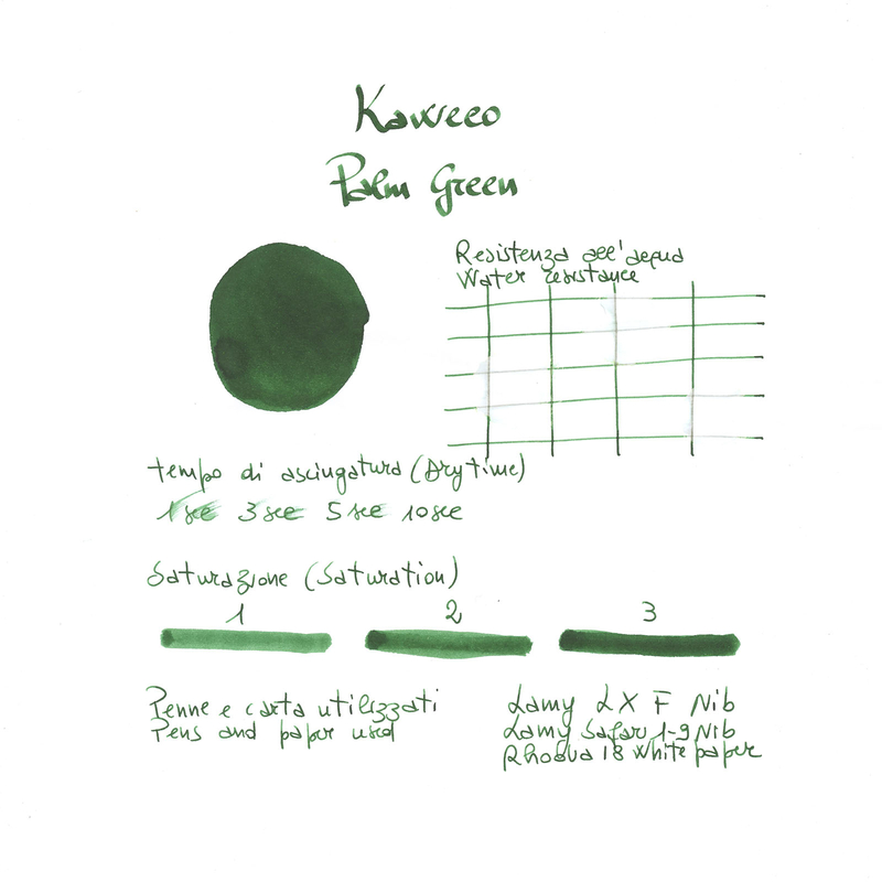 Kaweco Palm Green 6 Ink Cartridges