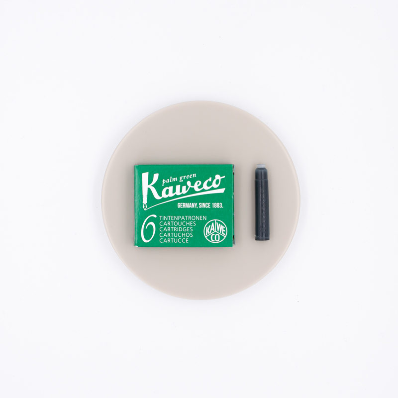 Kaweco Palm Green 6 Ink Cartridges