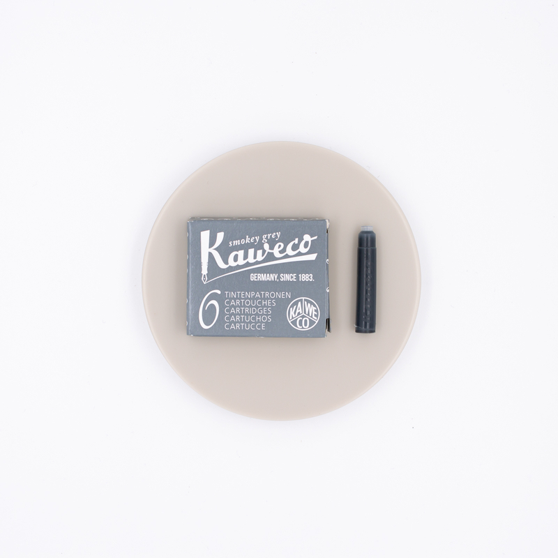 Kaweco Smokey Grey 6 Ink Cartridges