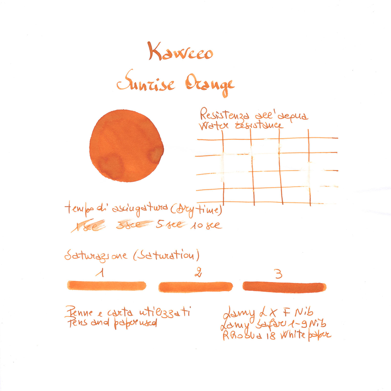 Kaweco Sunrise Orange 6 Cartucce