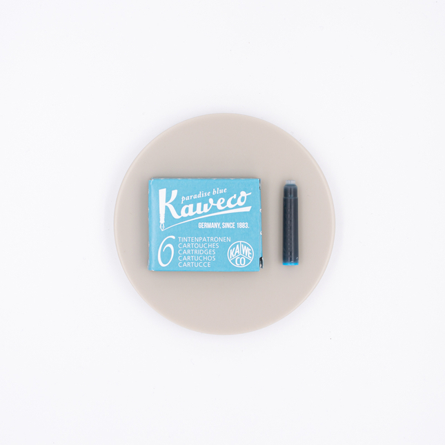 Kaweco Paradise Blue 6 Ink Cartridges