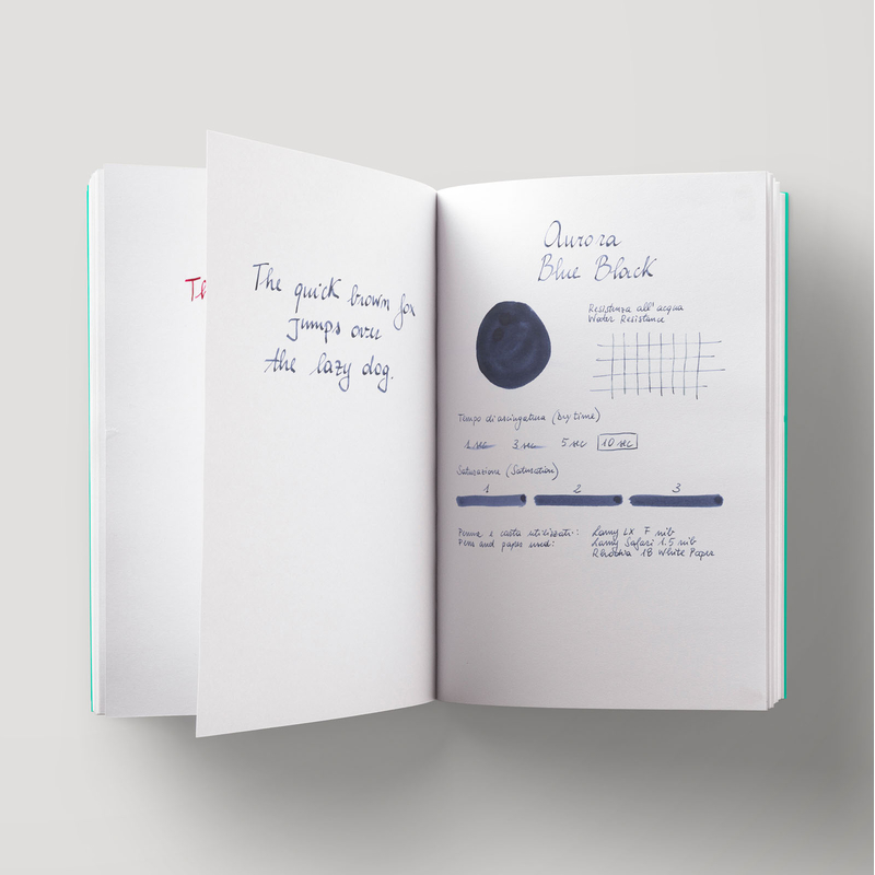 Aurora Blue Black Ink Bottle 45 ml