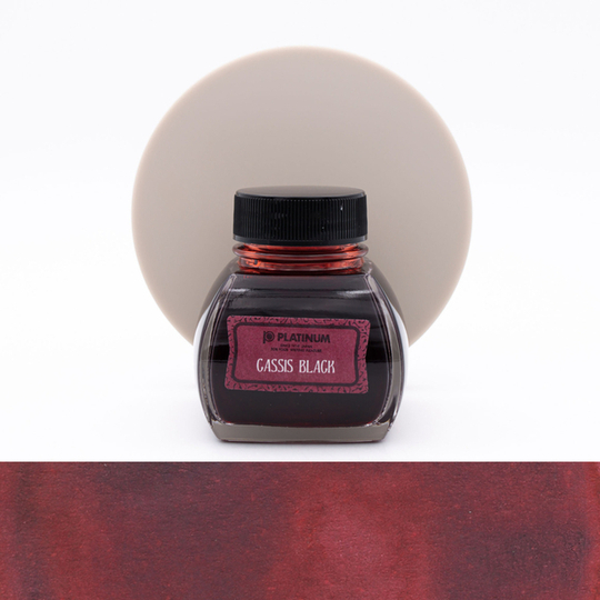 Platinum Classic Ink Cassis Black Ink Bottle 60 ml