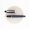 Aurora Ipsilon Satin Rollerball Pen Blue Rose Gold