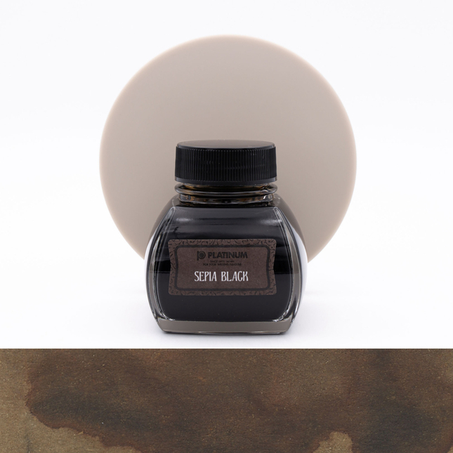 Platinum Classic Ink Sepia Black Ink Bottle 60 ml