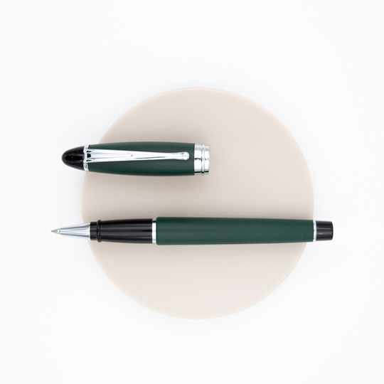 Aurora Ipsilon Satin Rollerball Pen Green