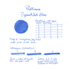 Platinum Pigment Ink Blu Inchiostro 60 ml Indelebile