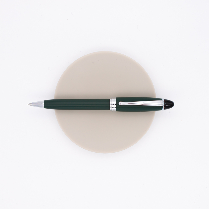 Aurora Ipsilon Satin Ballpoint Pen Green