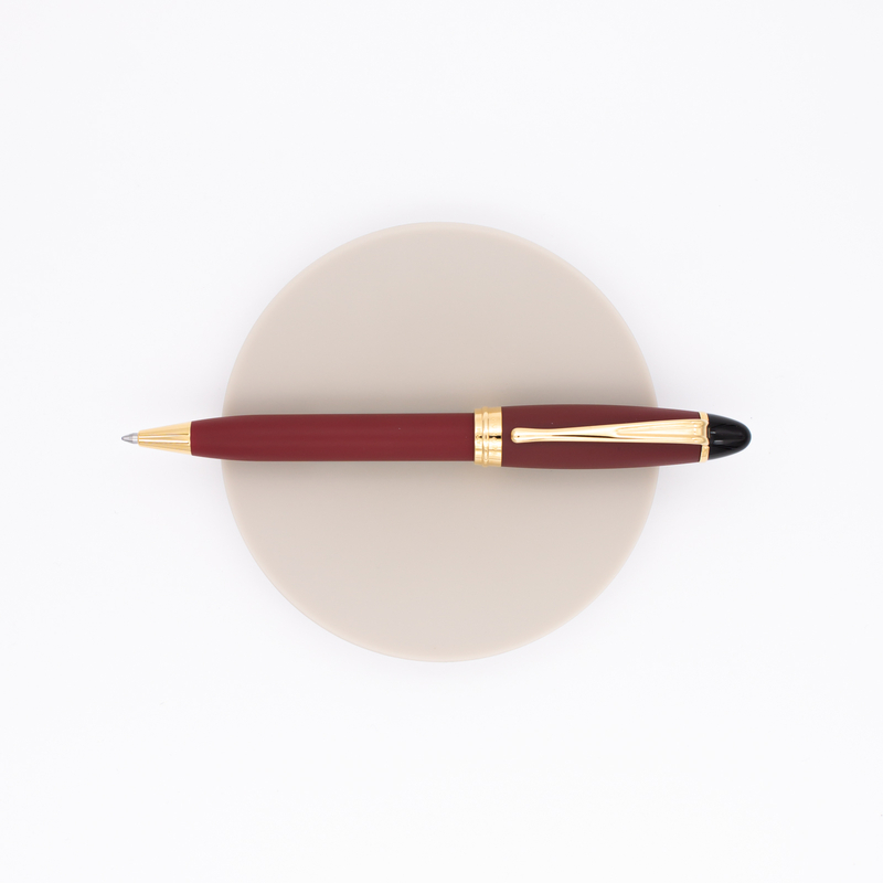 Aurora Ipsilon Satin Ballpoint Pen Red Rose Gold