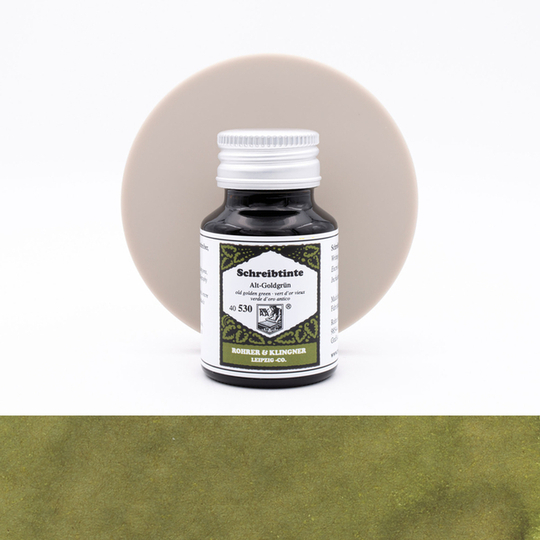 Rohrer & Klingner Alt-Goldgrun Ink Bottle 50 ml