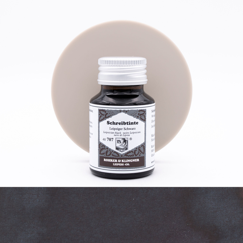 Rohrer & Klingner Leipziger Schwarz Ink Bottle 50 ml