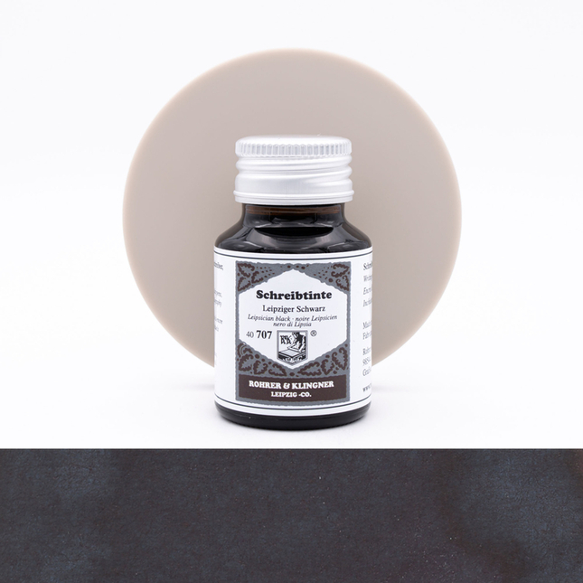 Rohrer & Klingner Leipziger Schwarz Ink Bottle 50 ml