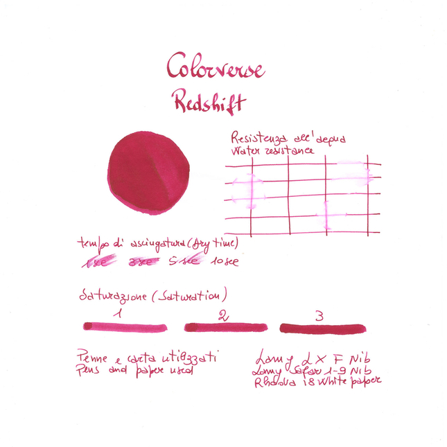 Colorverse Redshift Ink Bottle 65 + 15 ml