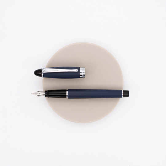 Aurora Ipsilon Satin Fountain Pen Blue