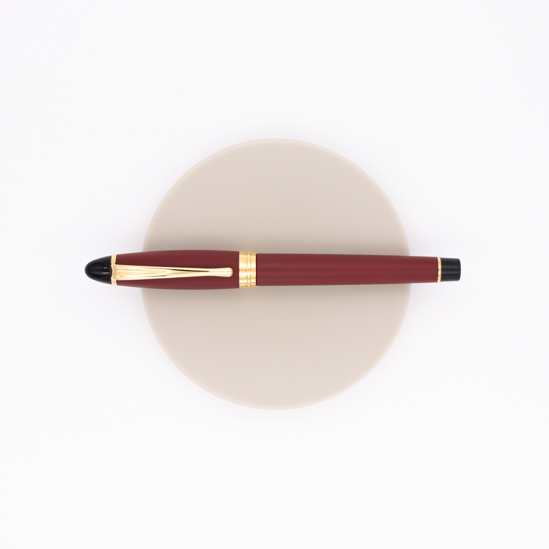 Aurora Ipsilon Satin Penna Stilografica Rossa Oro Rosa