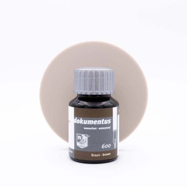 Rohrer & Klingner Dokumentus Brown Ink Bottle 50 ml