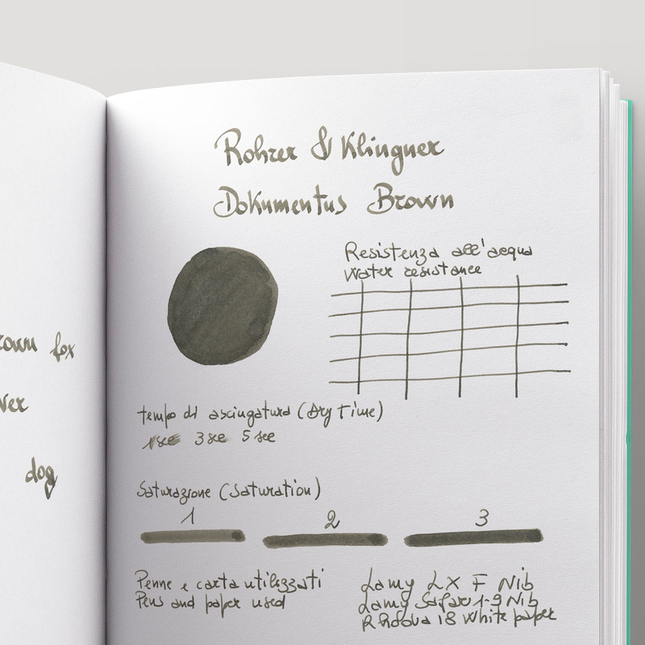 Rohrer & Klingner Dokumentus Brown Ink Bottle 50 ml
