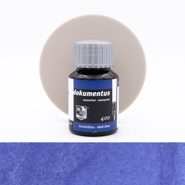 Rohrer & Klingner Dokumentus Dark Blue Ink Bottle 50 ml