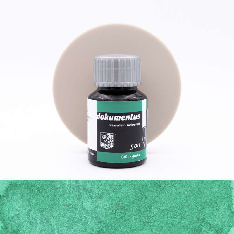 Rohrer & Klingner Dokumentus Green Ink Bottle 50 ml